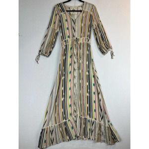 Z & L Bohemian Maxi Dress Sz Sm